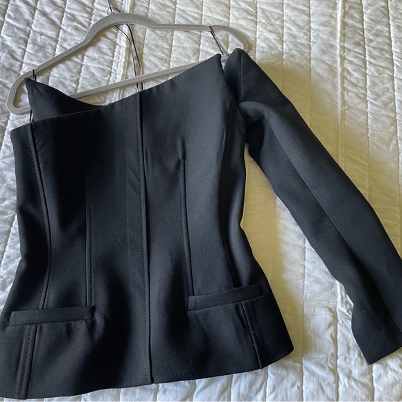 Zara ASYMMETRIC BUSTIER LIMITED EDITION - Picture 2 of 7